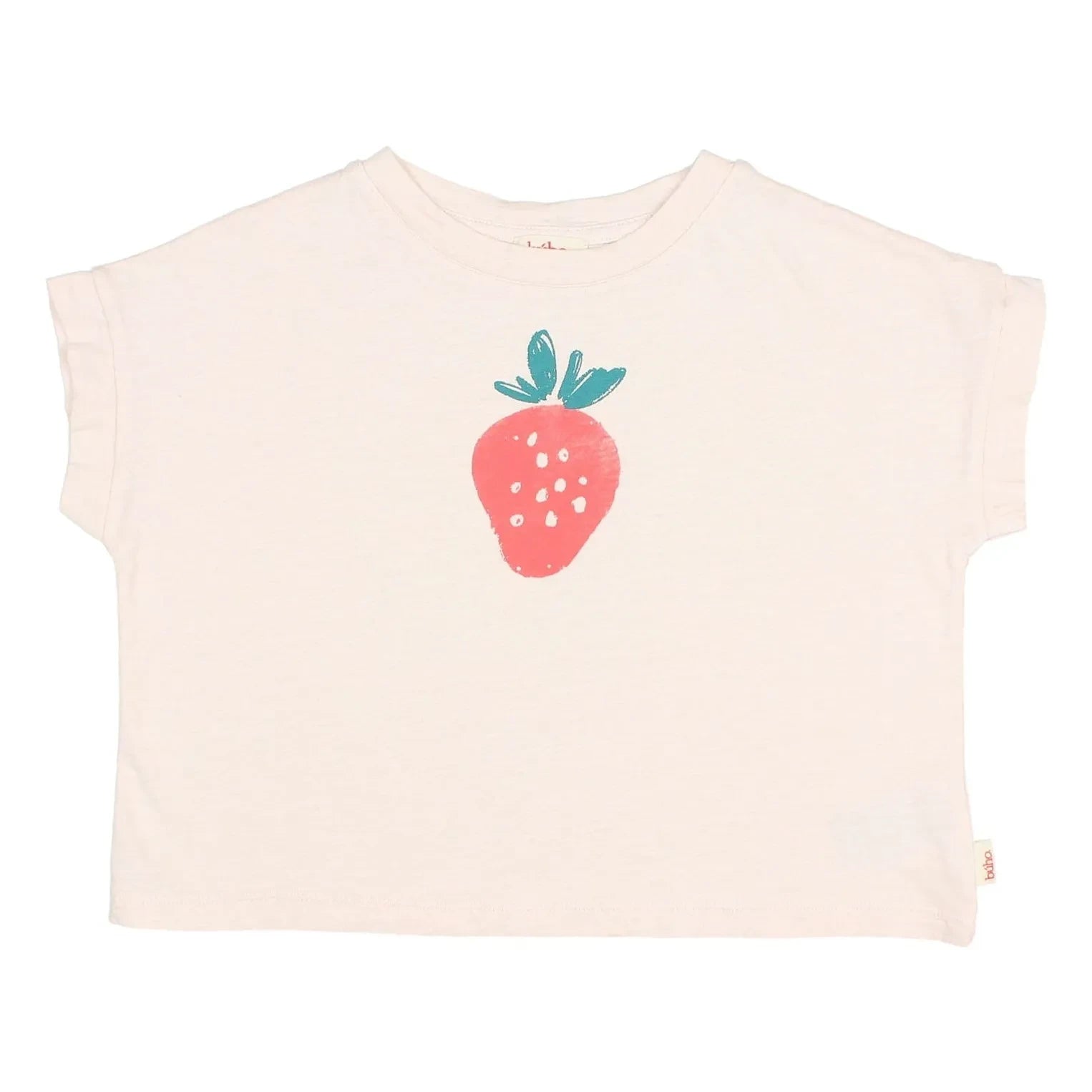 Búho - Çilek Organic Cotton T-Shirt | Pale Pink