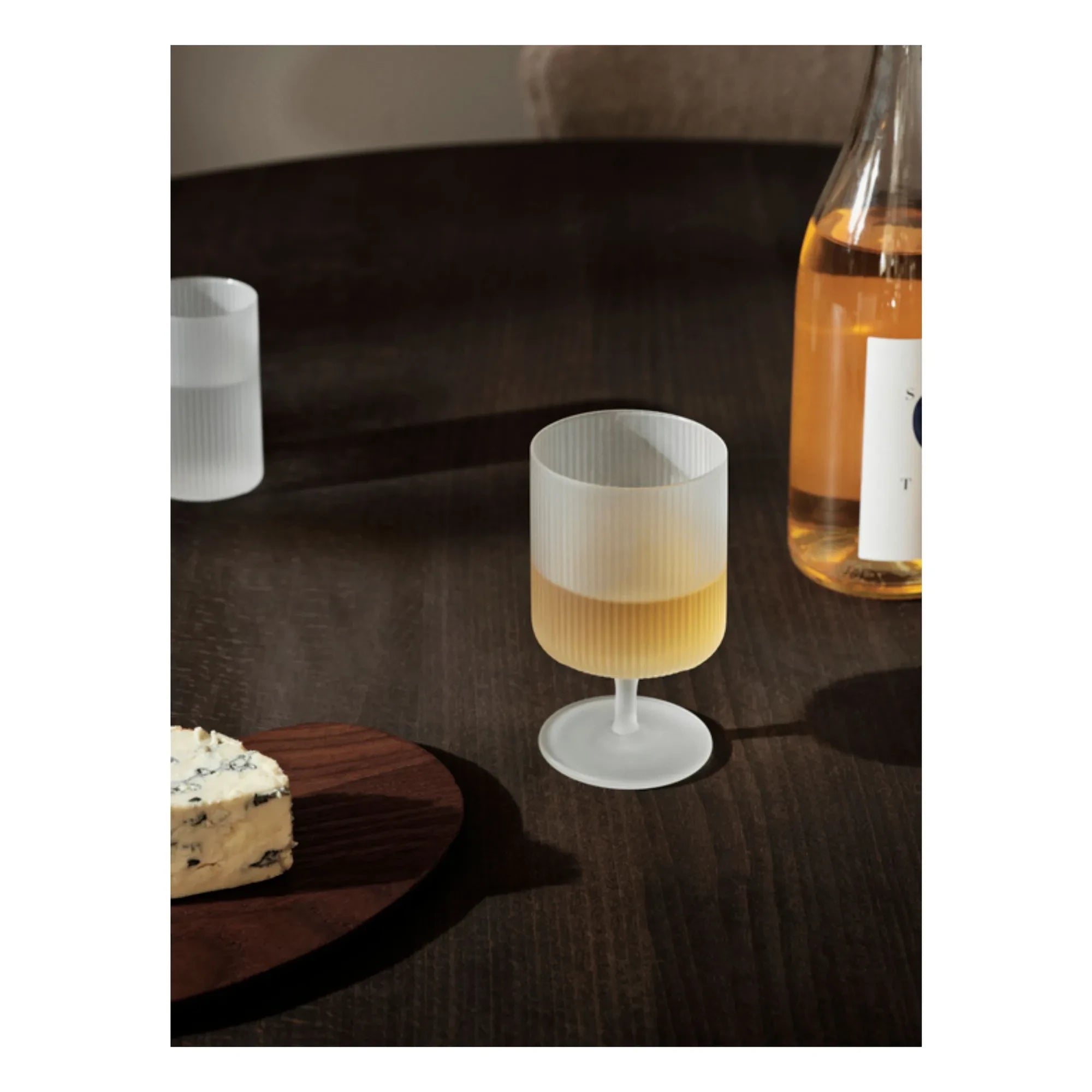 Ferm Living - Ripple Wine Glasses - Set of 2 | White