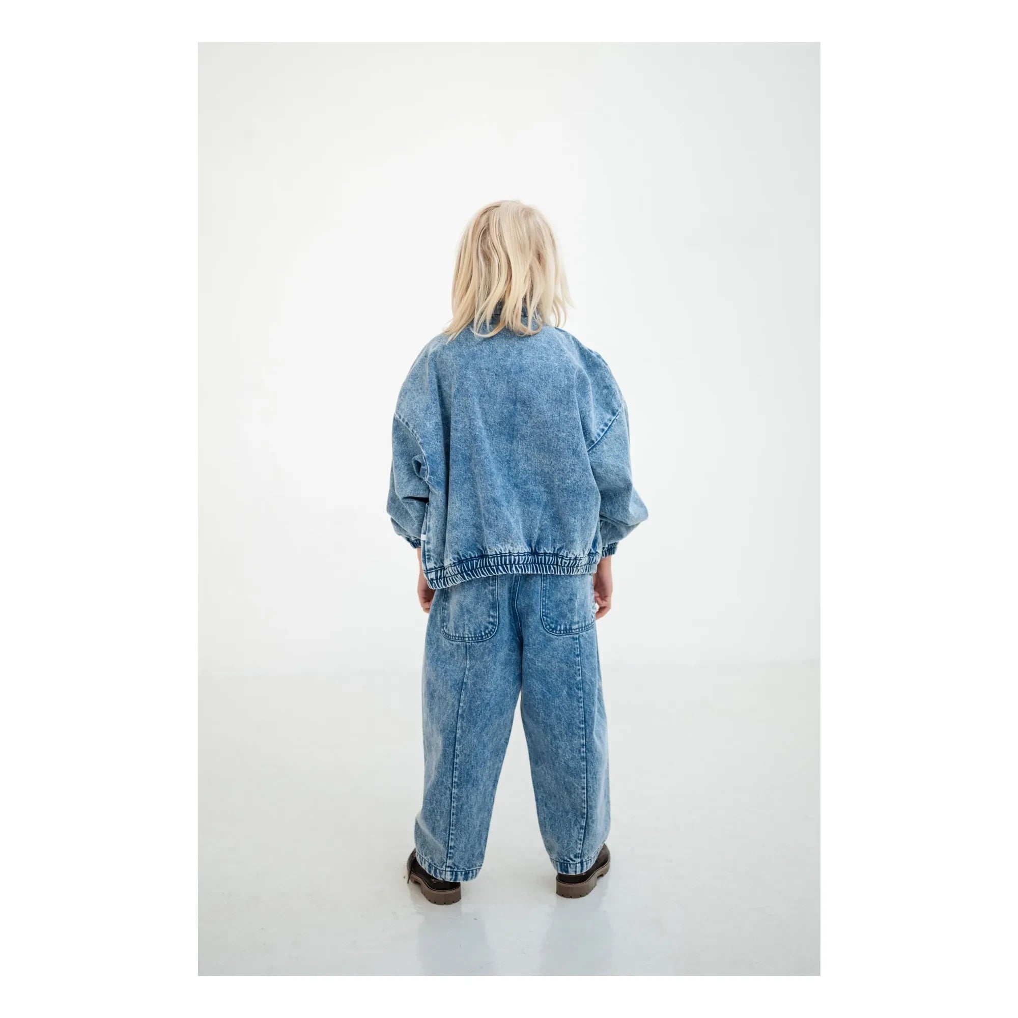 Repose AMS - Organic Cotton Balloon Jeans | Washed Blue