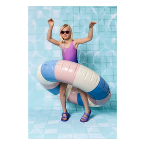 Hundred Pieces - Bay Backswimmer Swimsuit | Mavi Azure