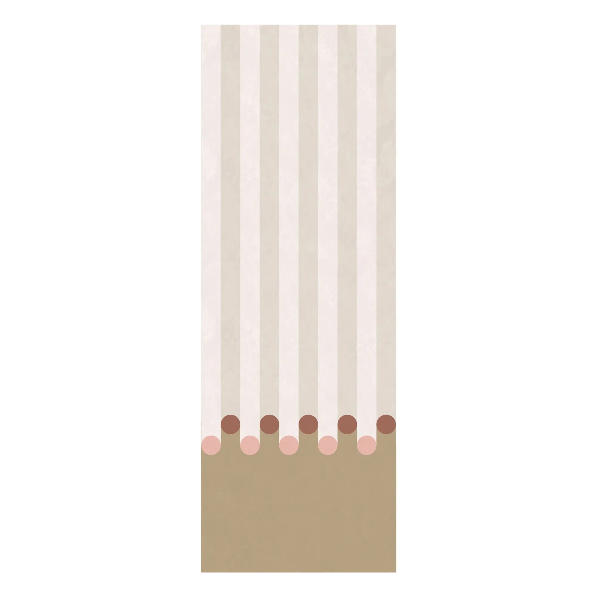 Ettore - Wall Wallpaper - 2 Panels | Beige