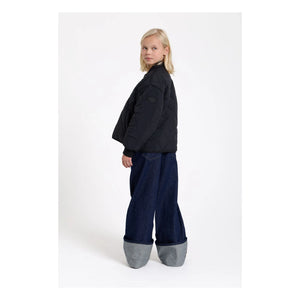 Finger in the nose - Braidy Quilted Bomber | Black