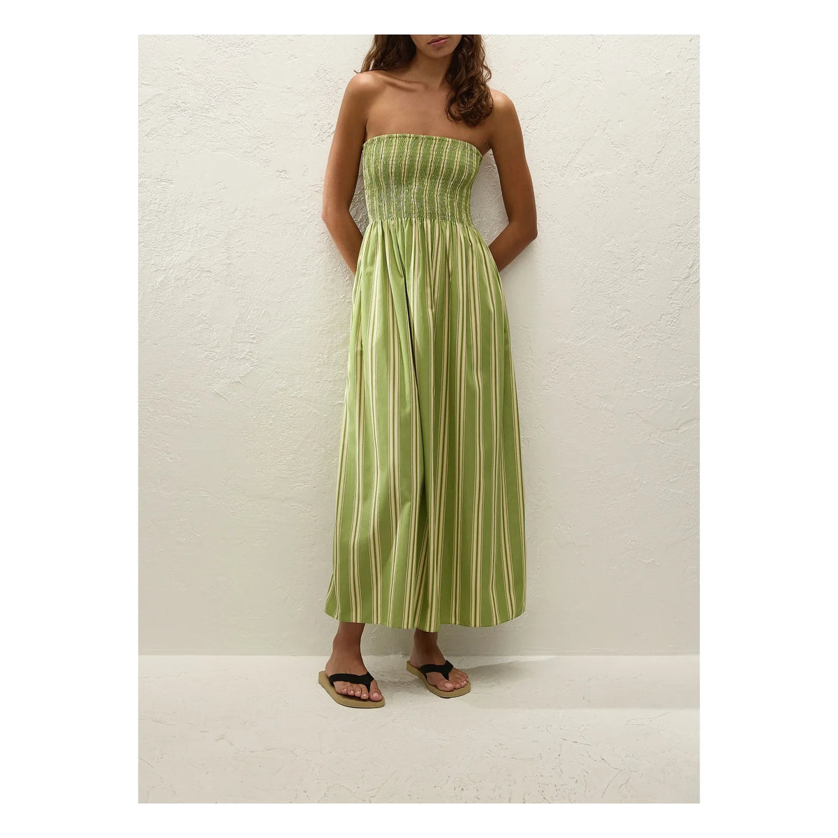 Faithfull the Brand - Jamie Striped Dress | Green