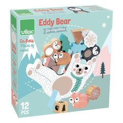 Vilac - Eddy Bear Wooden Balance Game - Michelle Carlslund