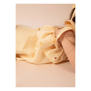 Loir - Vichy Cherry Castille Blouse | Yellow