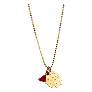 Adorabili - Ladybug Necklace | Gold