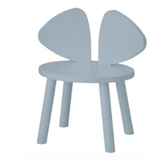 Nofred - Oak Stool Souris | Light Blue