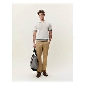 Les Deux - Lace Knit Polo | Off-white