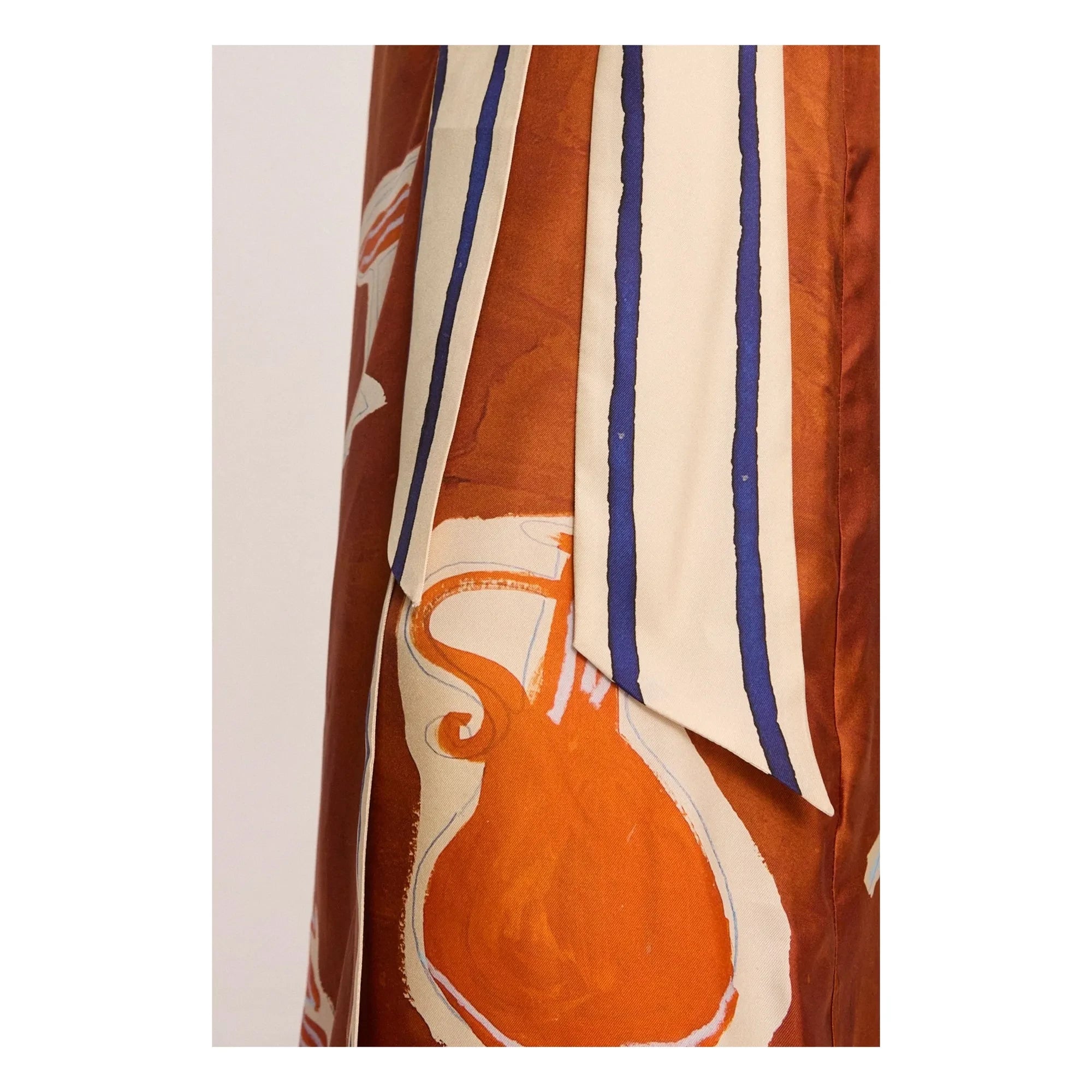 Alémais - Soleil D'Amour silk dress | Terracotta