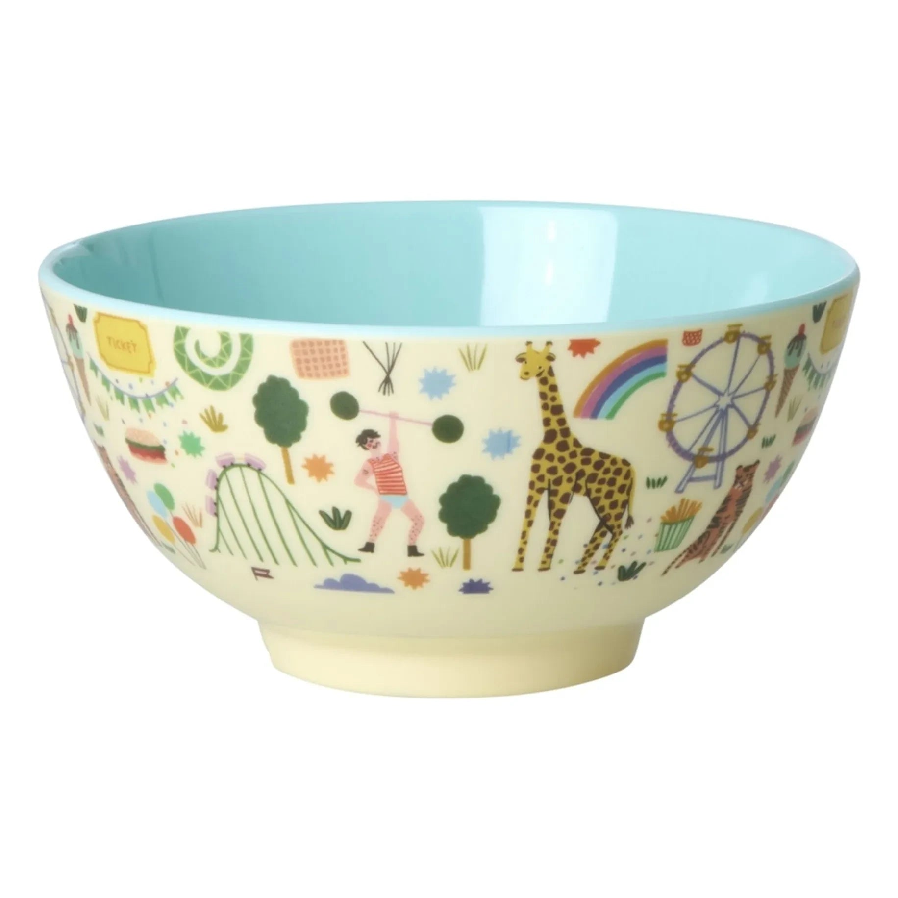 Rice - Fun Fair Melamine Bowl | Blue