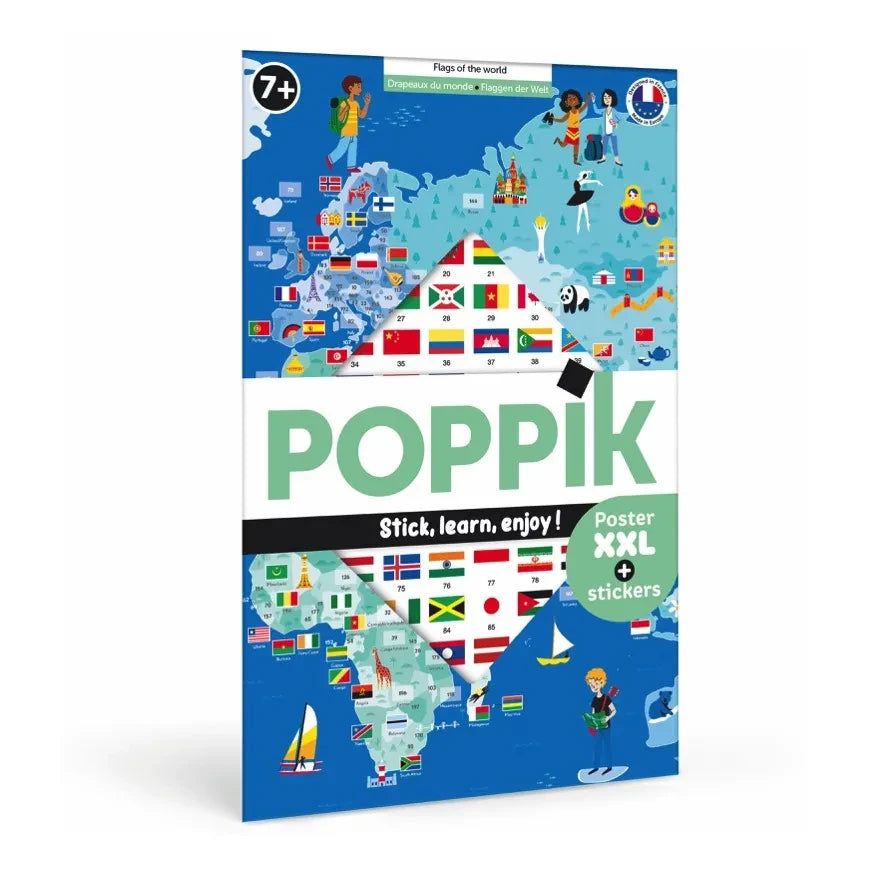 Poppik - Flag Poster + Stickers
