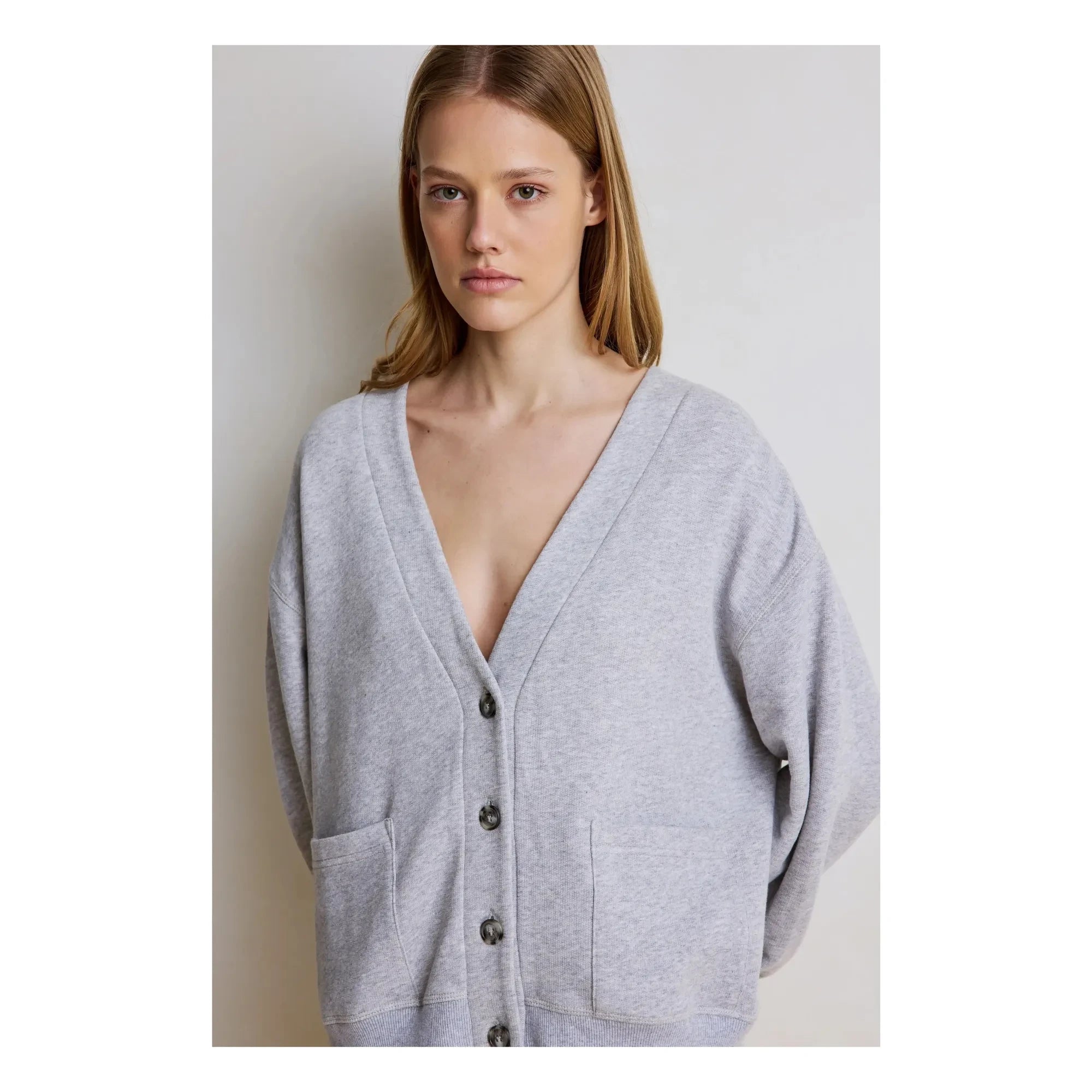 Hod - Valentina Cotton Cardigan | Gray