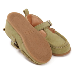 Lazare - Baby Olive Suede | Almond Green
