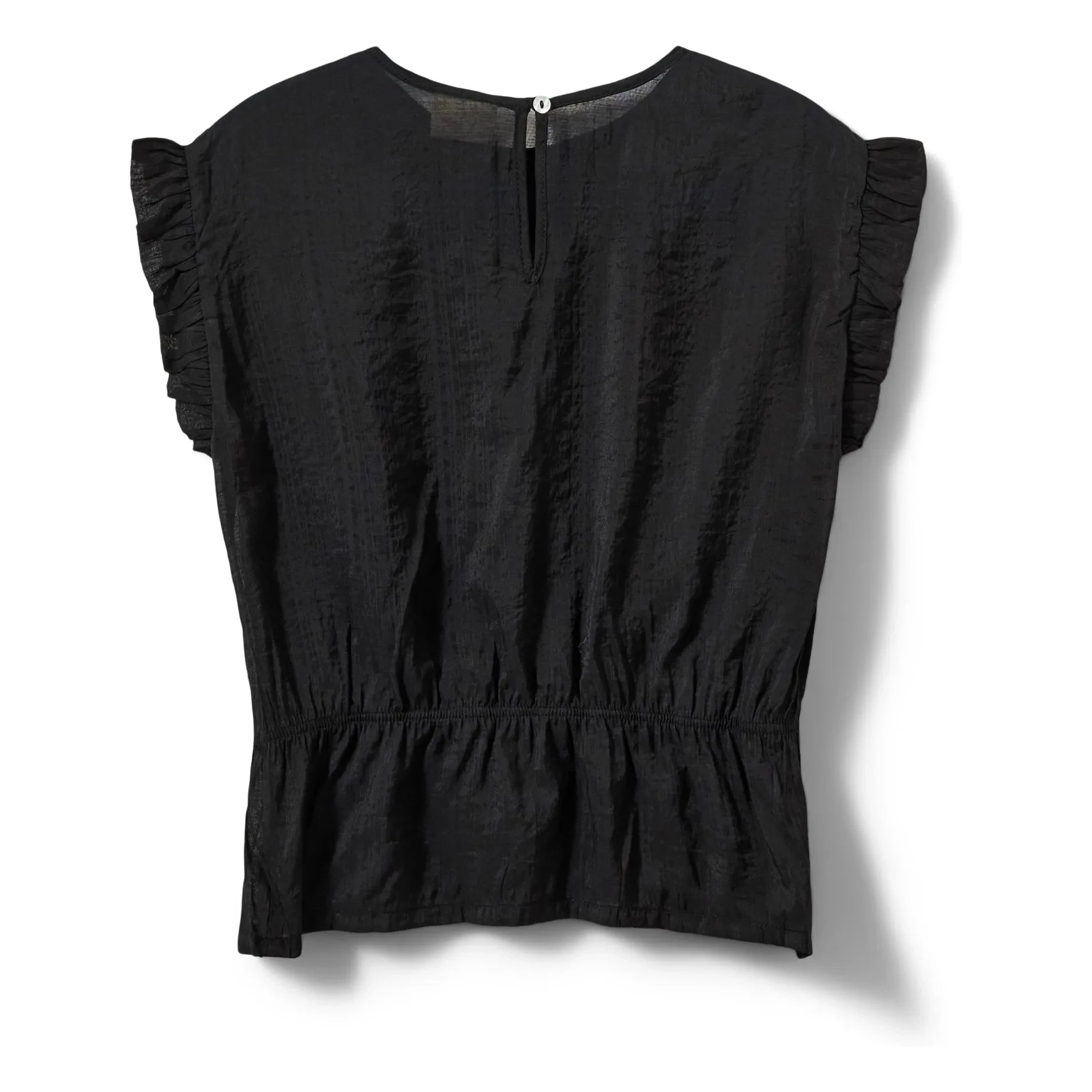 Sofie Schnoor - Samilia Ruffled Sleeveless Top | Black