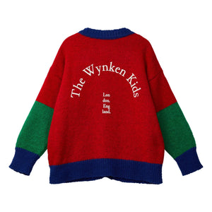 Wynken - Lively Lento Wool Cardigan | Red