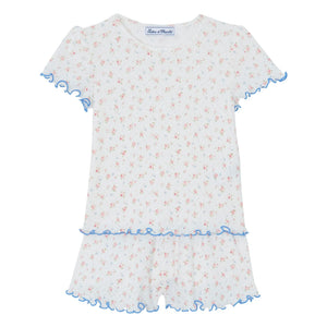 Tartine et Chocolat - Short Floral Pajama | Ivory