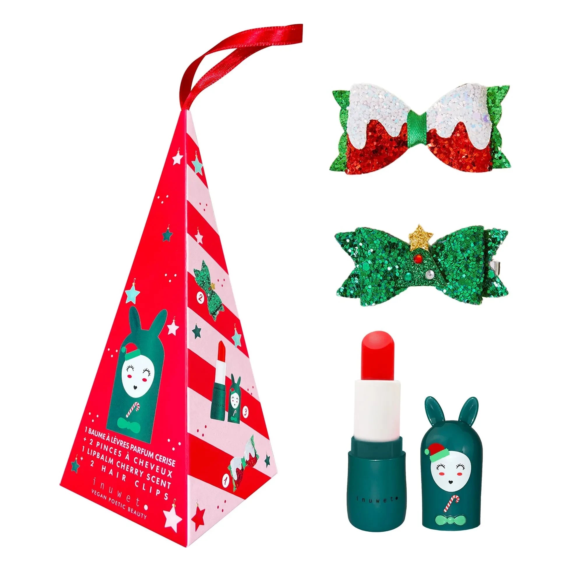 Inuwet - Christmas Reindeer Lips and Hair Set