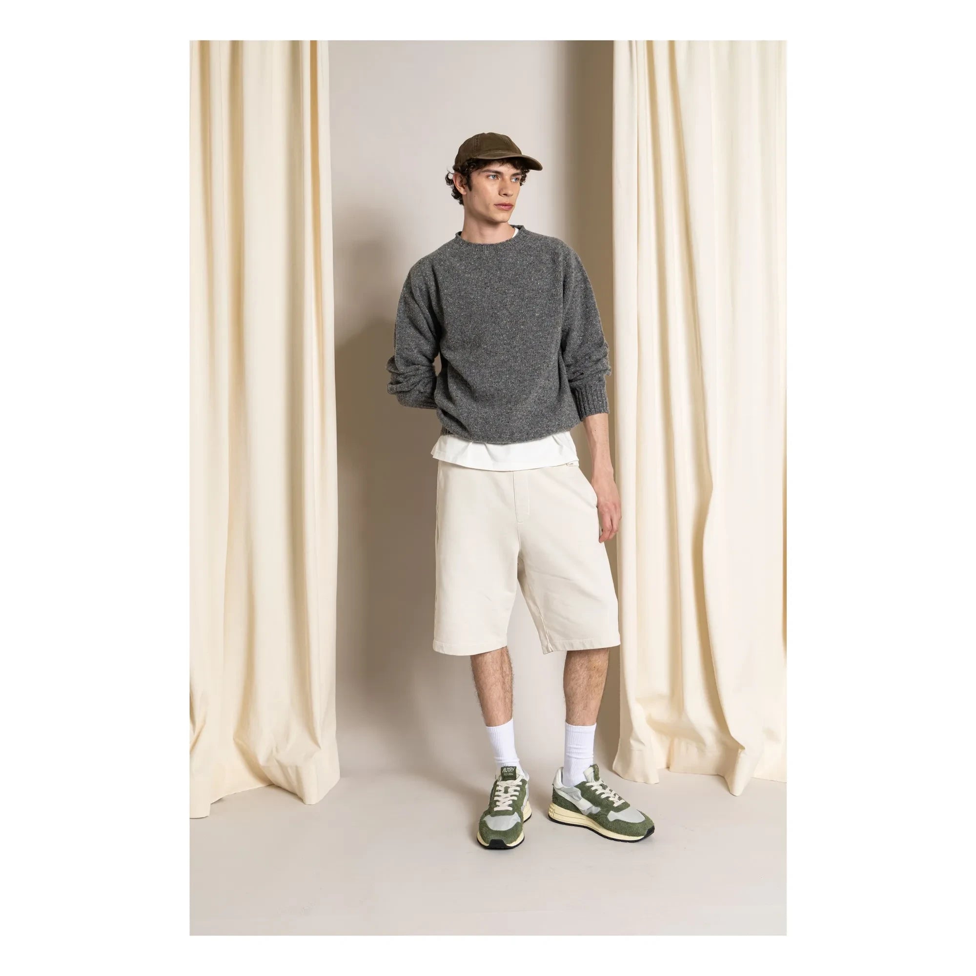Smallable Man - Aron Organic Cotton Shorts | Oatmeal