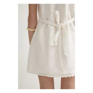 Posse - Effi Linen Dress | Cream