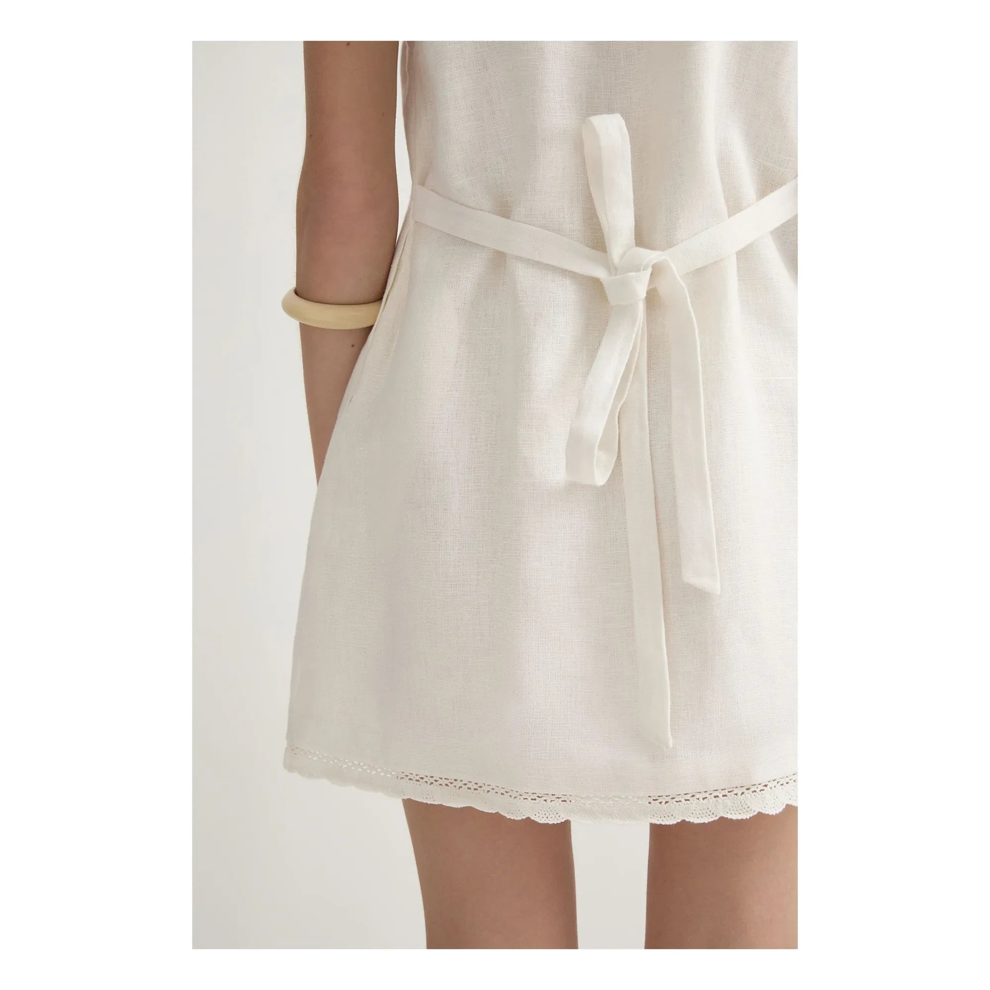 Posse - Effi Linen Dress | Cream