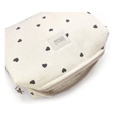 Babyshower - Camila Cœurs Toiletry Bag | White