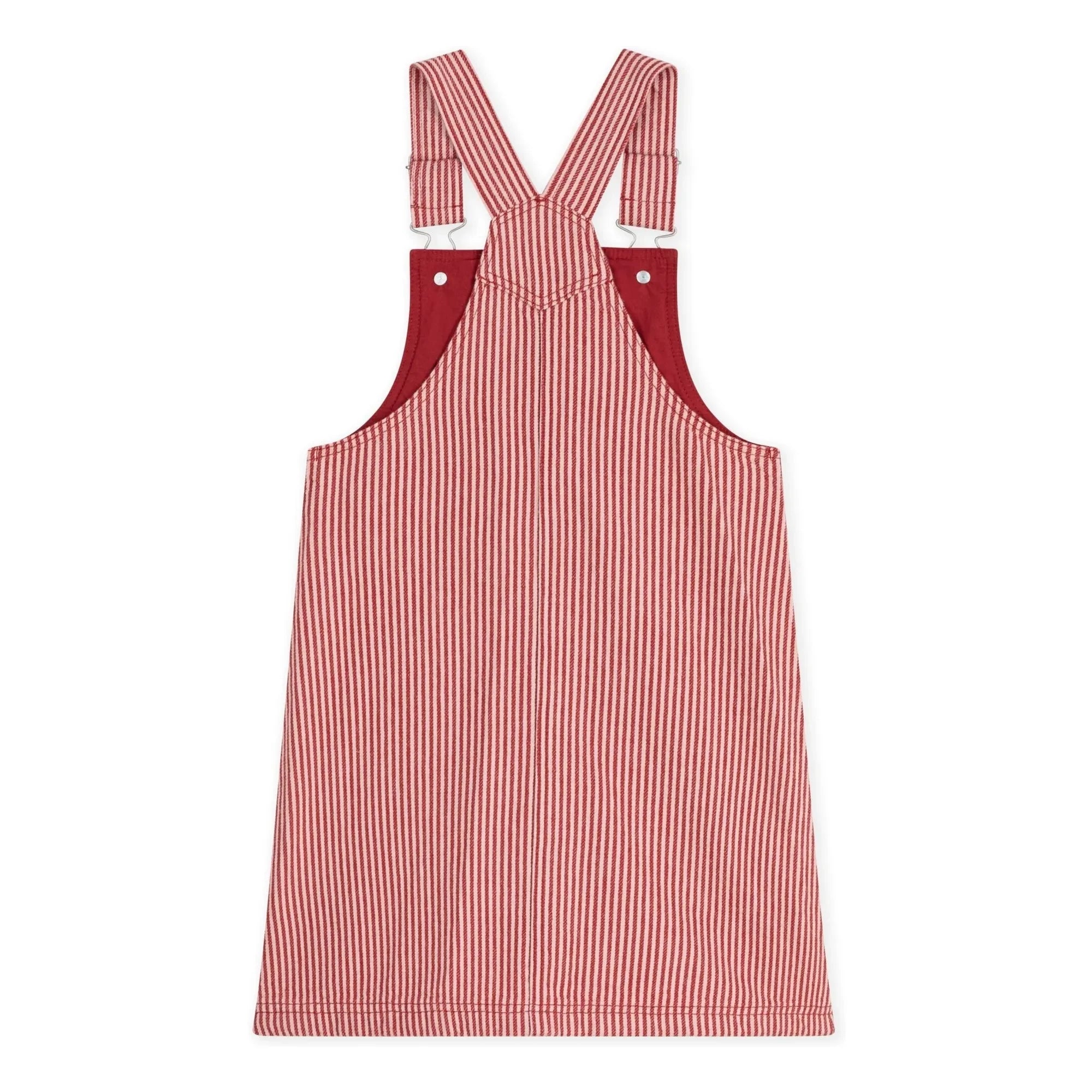 Petit Bateau - Organik Pamuklu Salopet Elbise | Pembe