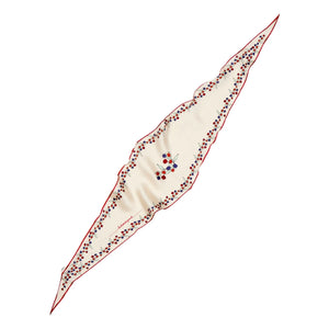 Becksöndergaard - Carna Diamond Silk Scarf | Cream