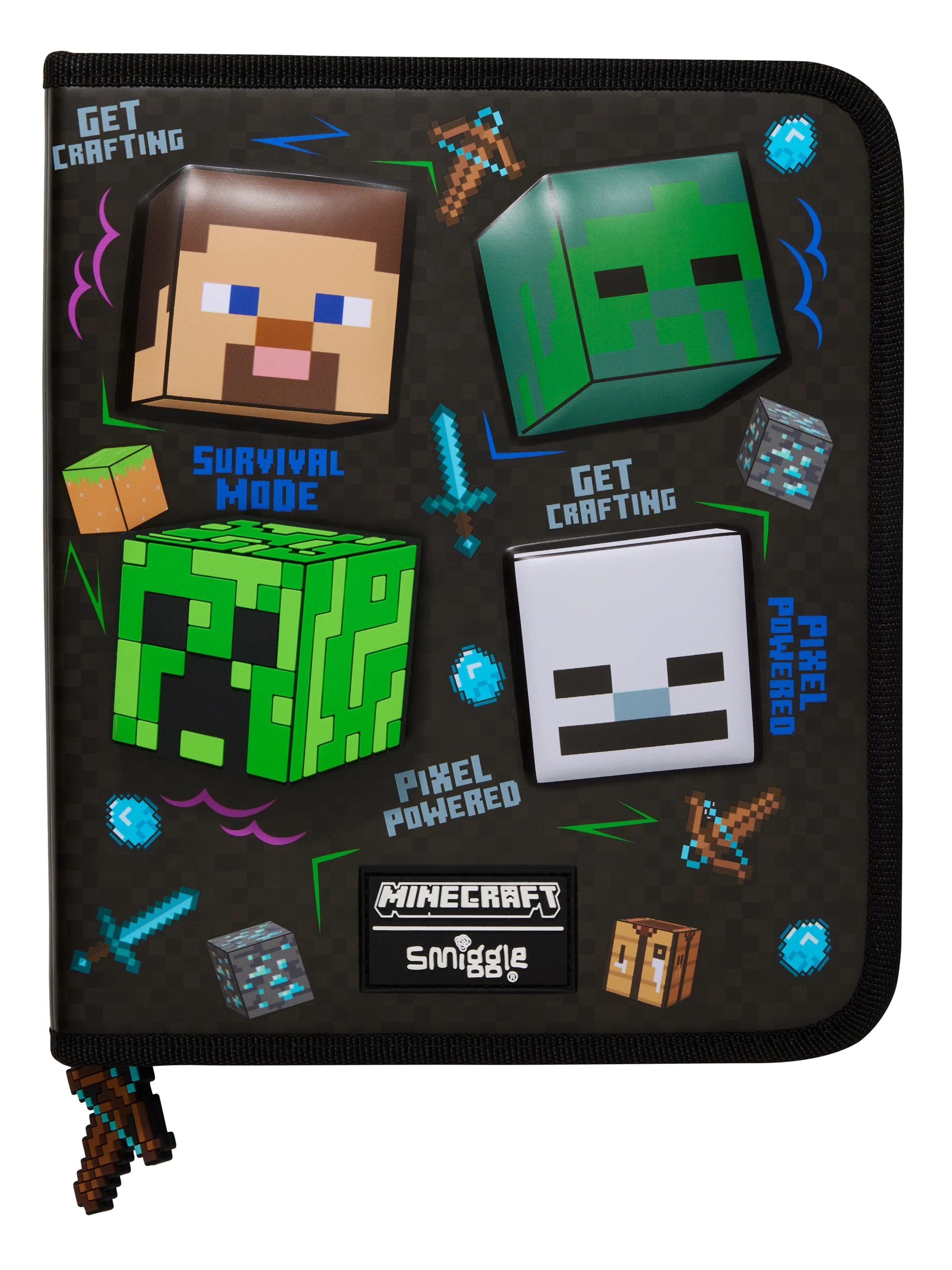 Smiggle - Minecraft Kalem Kutusu ve Kırtasiye Seti