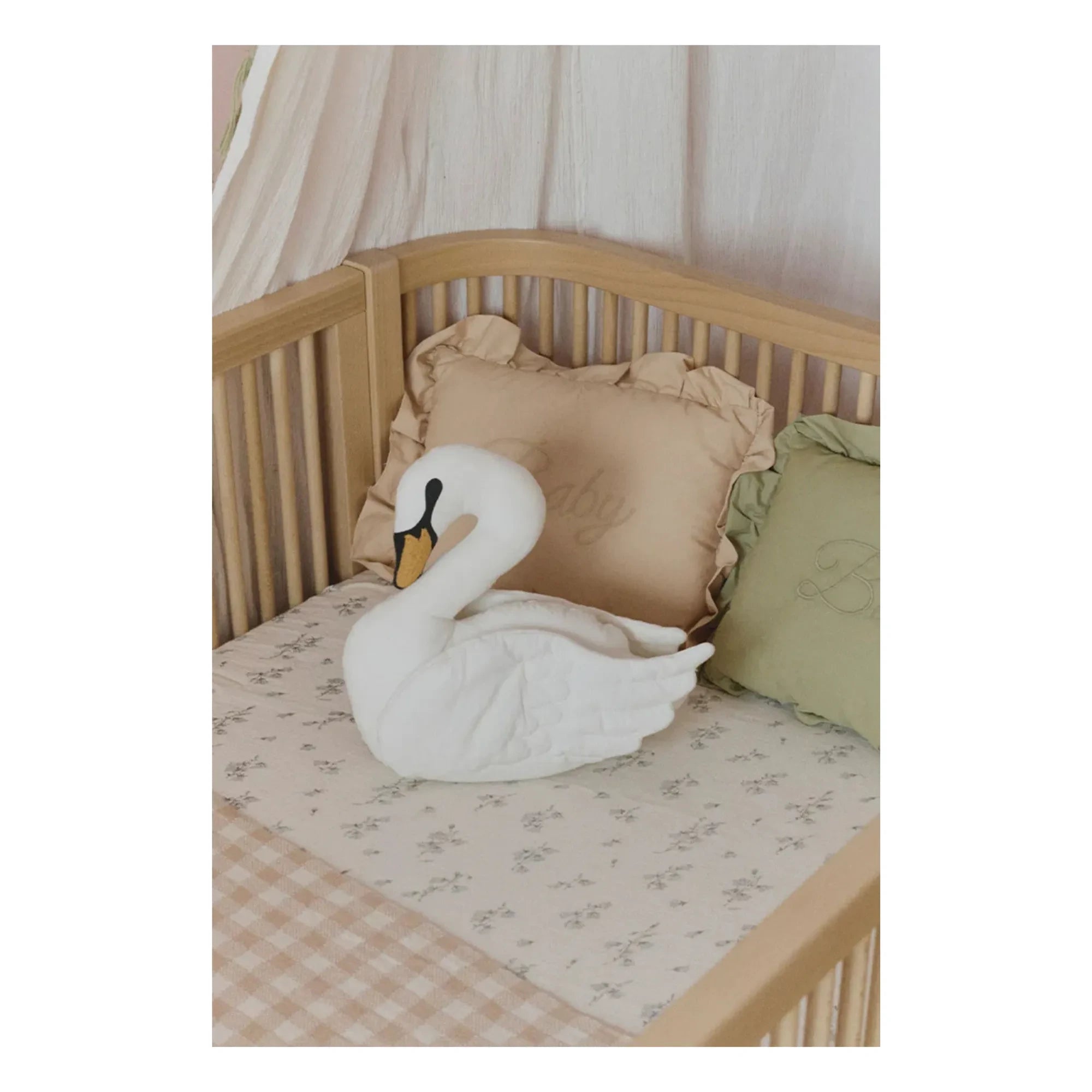 Lorena Canals - Swan Pillow | White