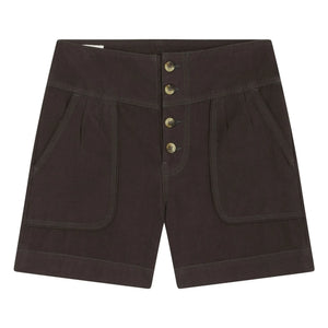 Leon & Harper - Qitu Cotton Shorts | Charcoal