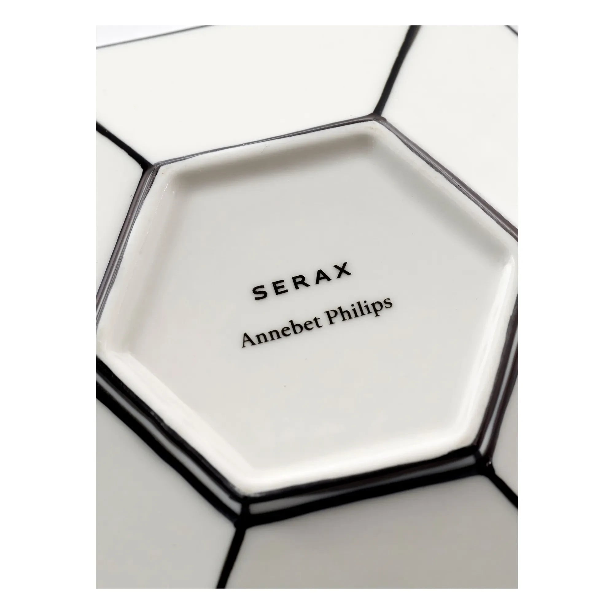 Serax - Annabet Philips cup and saucer set - Set of 2 | Noir/Blanc