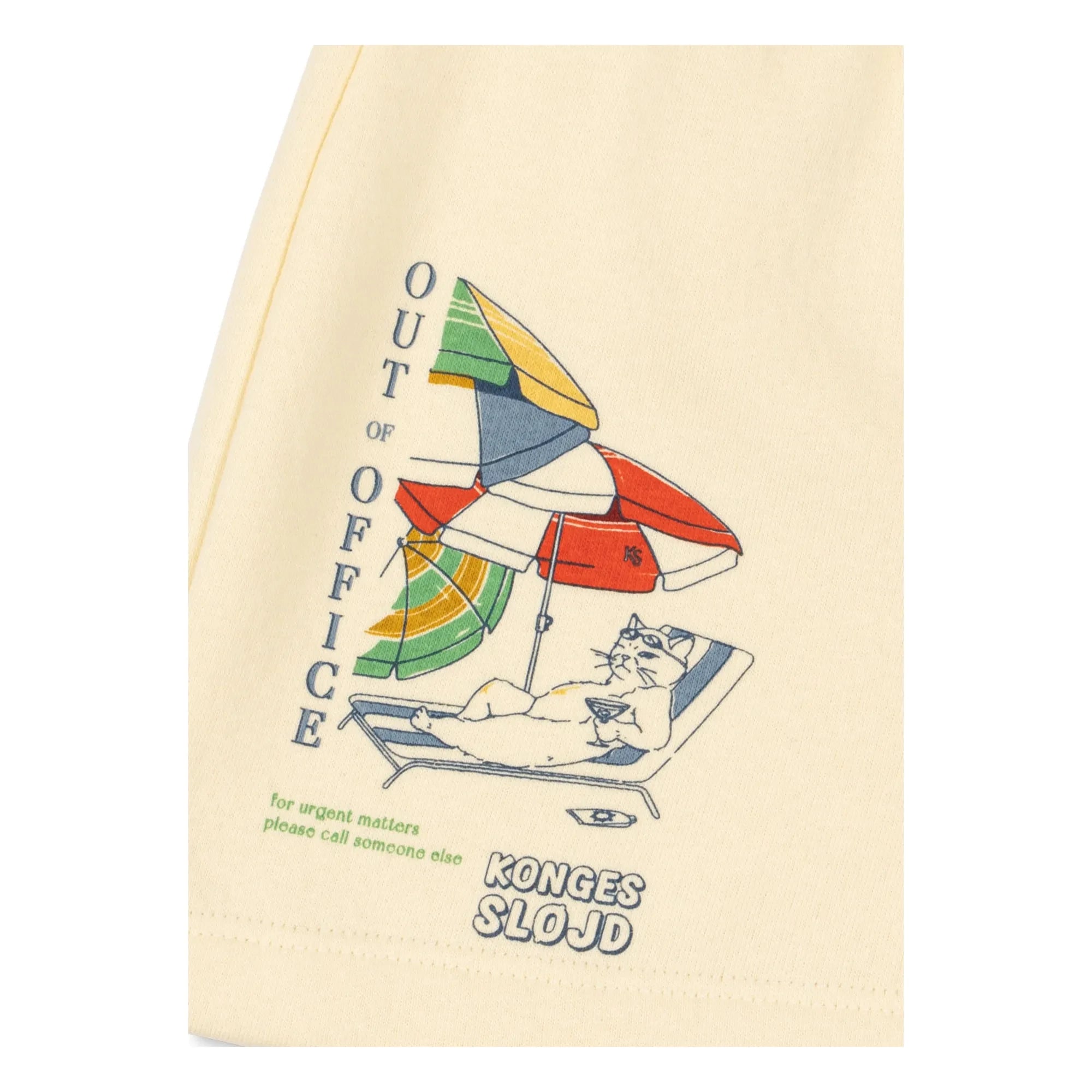 Konges Sløjd - Lou Out Of Office Organic Cotton Shorts | Light Yellow