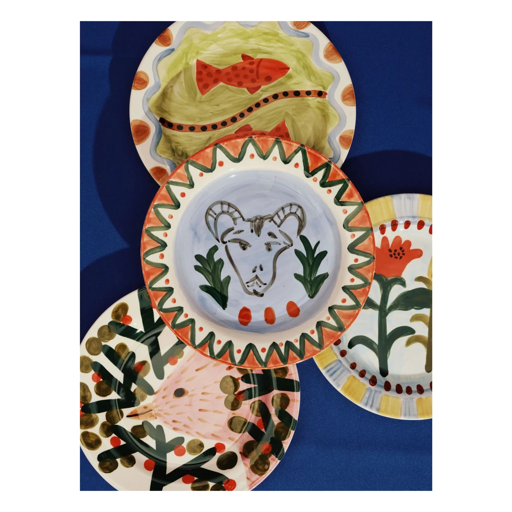 Serax - Jane January Dinner Plates, Shurleey - Set of 2