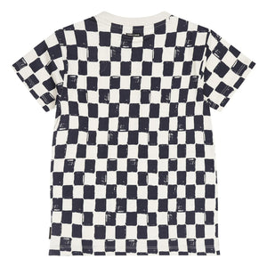 Tumble N'Dry - Organic Cotton Fitted T-Shirt | Dark Blue