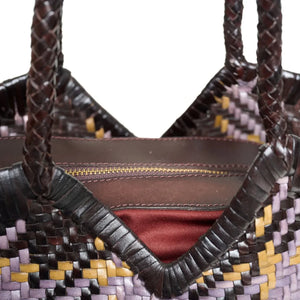 Vipera - Monet Madras Leather Bag | Blue