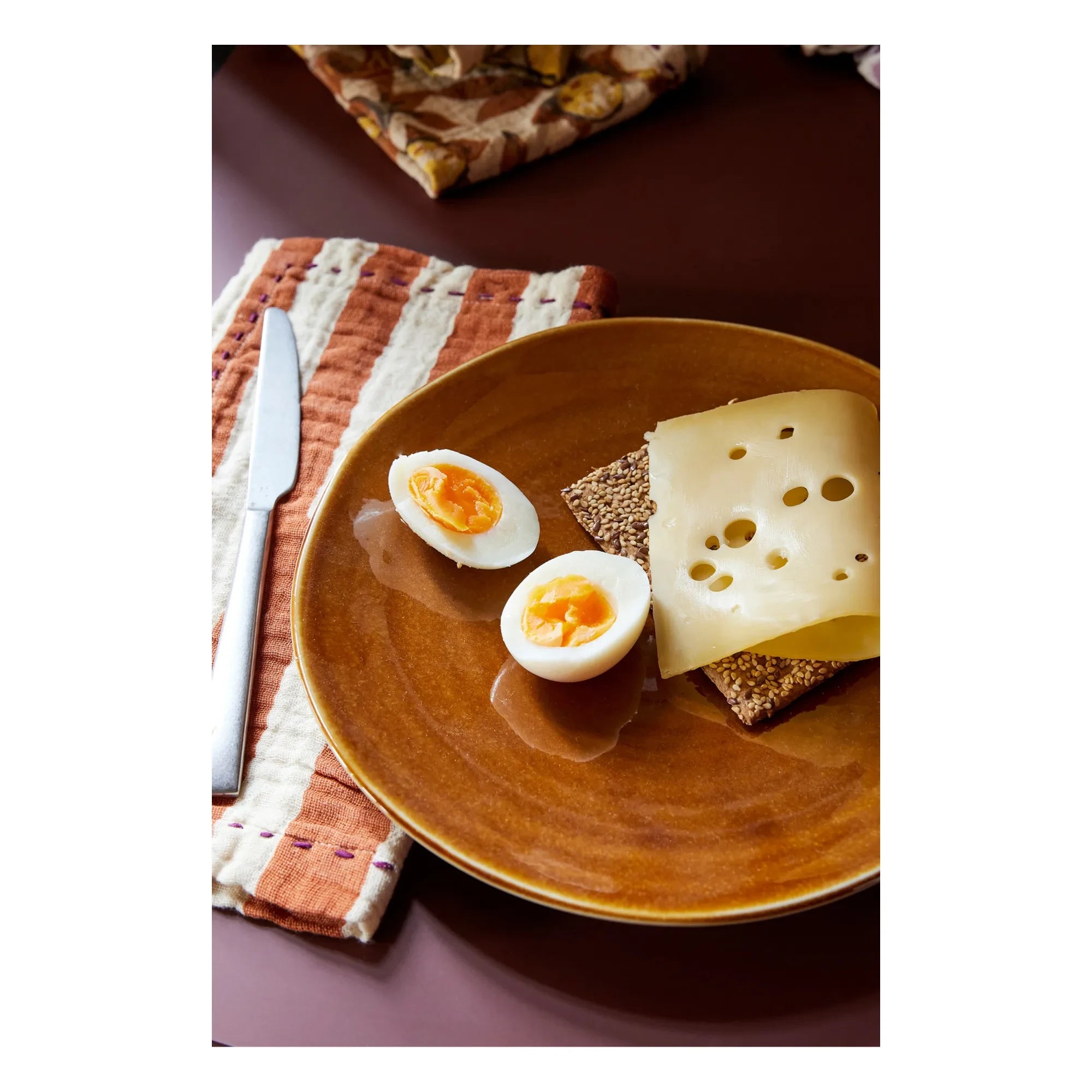 HKliving - Cotton Table Napkins - 2-Piece Set | Mandarin