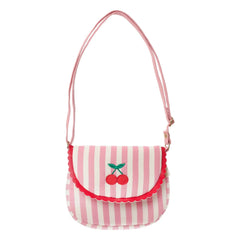 Rockahula Kids - Striped Festoon Bag | Powder Pink