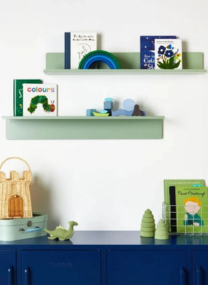 Mustard Made - Ledge Metal Wall Shelf | Sage