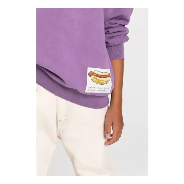 Finger in the Nose - Blow Organic Cotton Sweatshirt | Mauve