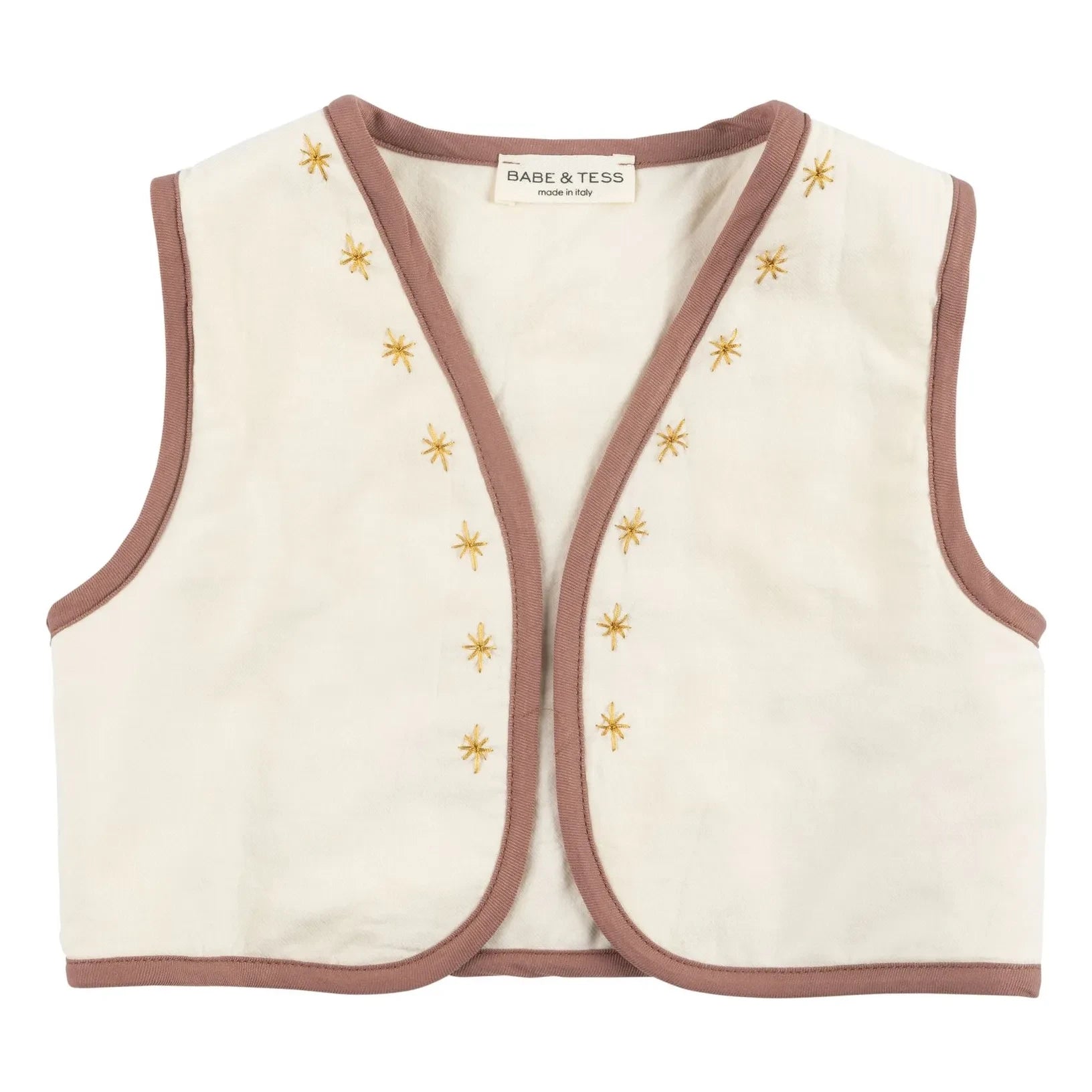 Babe & Tess - Stars Vest | Off-White