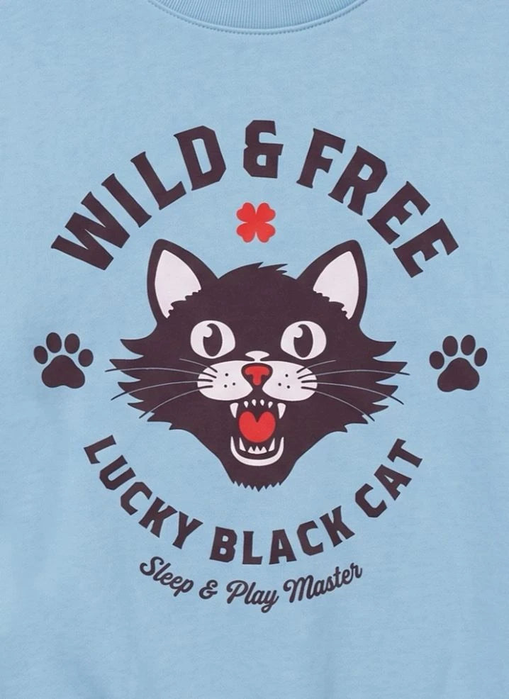 Finger in the nose - Alma Sweatshirt | Light Blue