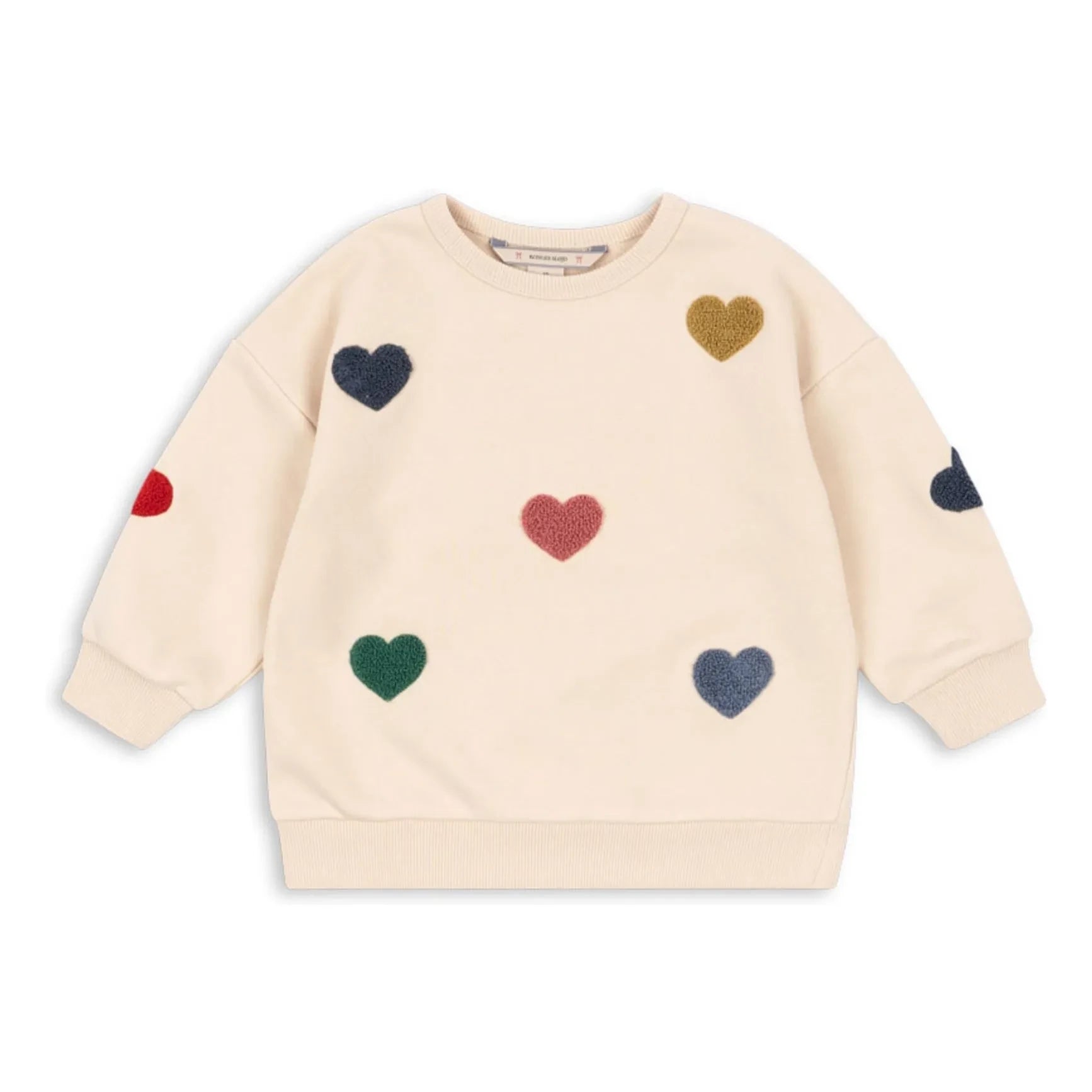 Konges Sløjd - Sweat Lou Cœurs Organic Cotton | Peach