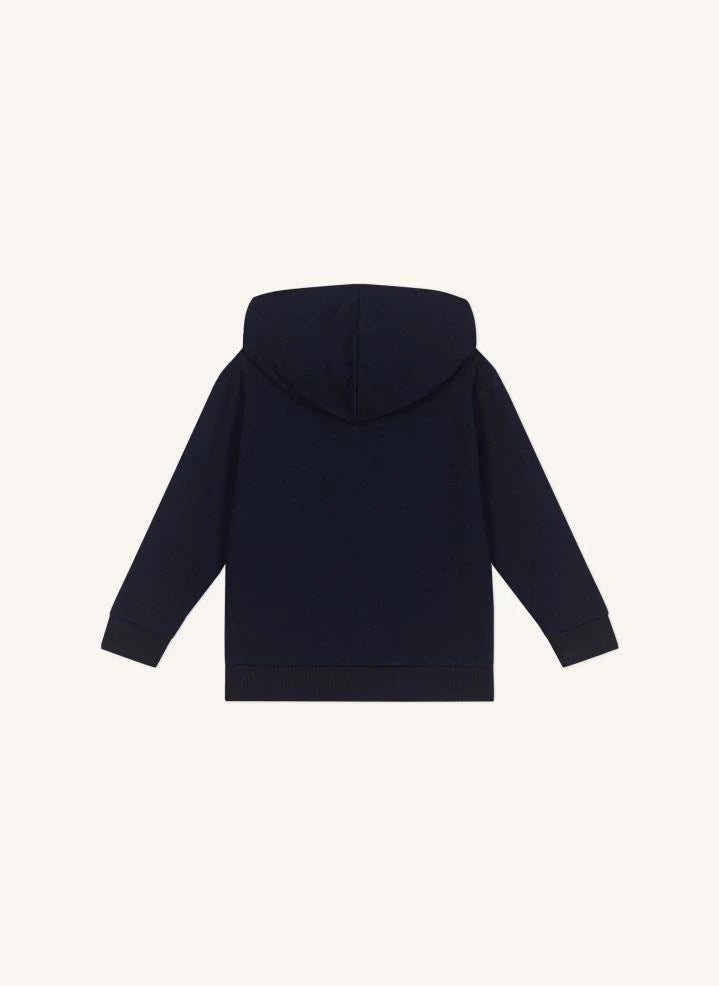 Petit Bateau - Logo Kapüşonlu Sweatshirt | Lacivert