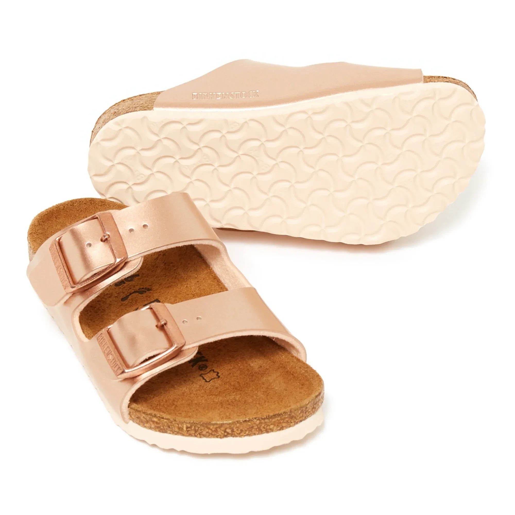 BIRKENSTOCK - Arizona nubuk sandalet | Pembe Altın
