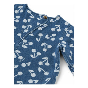 Liewood - Angelica Cerises Denim Elbise | Kot mavisi