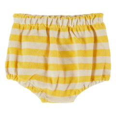Emile et Ida - Sarı Çizgili Organik Pamuklu Havlu Bloomers