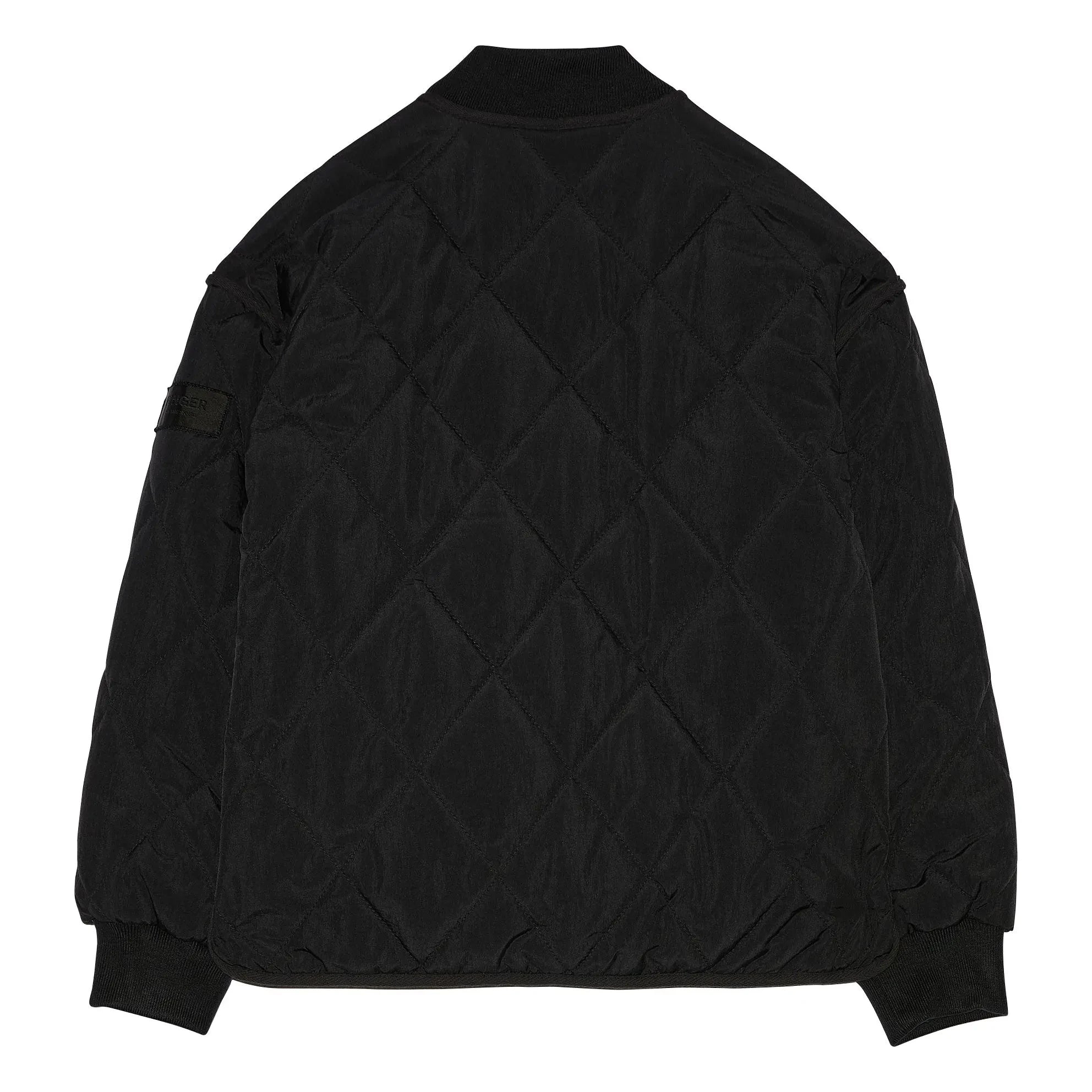 Finger in the nose - Braidy Quilted Bomber | Black