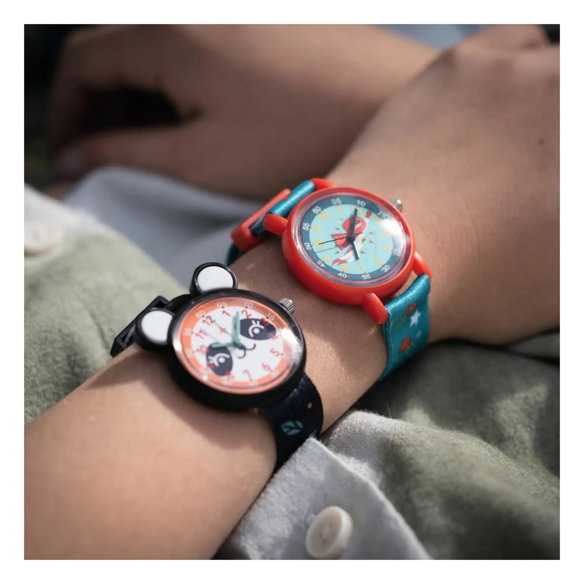 Djeco - TICLOCK - Superhero Watch | Peacock Blue