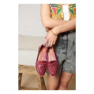 Mapache - Alegre Metallic Sandals | Pink
