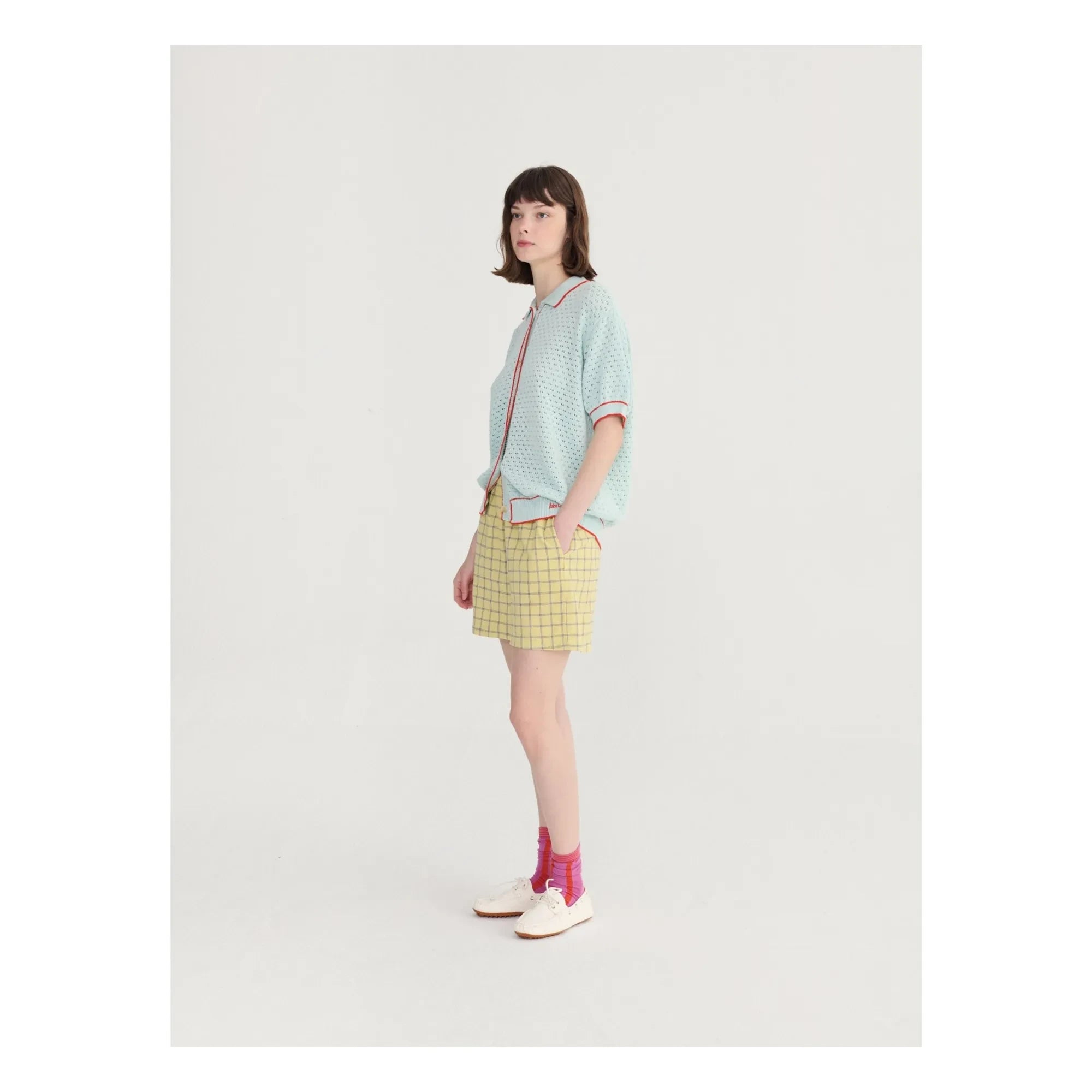 Bobo Choses - Spicy Window Bambula Cotton Shorts | Yellow